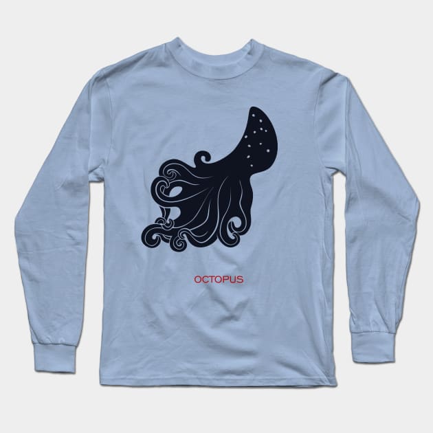 Octopus Long Sleeve T-Shirt by masha